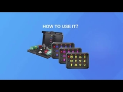 4 Gang Ford Switch Panel ผ่าน ระบบควบคุมวงจร ระบบรีเล่ยและลบไฟ Rocker Switch