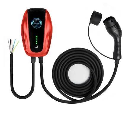 เครื่องชาร์จ EV แบบติดผนังบ้านแบบพกพา 32A Wallbox Charger Station Type 2
