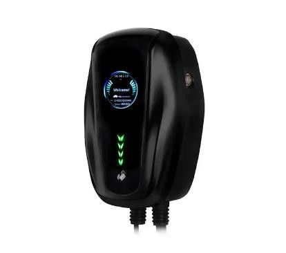 เครื่องชาร์จ EV แบบติดผนังบ้านแบบพกพา 32A Wallbox Charger Station Type 2