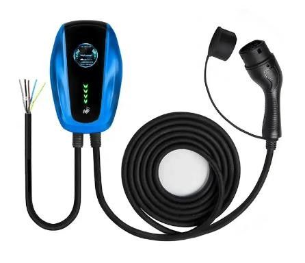 เครื่องชาร์จ EV แบบติดผนังบ้านแบบพกพา 32A Wallbox Charger Station Type 2