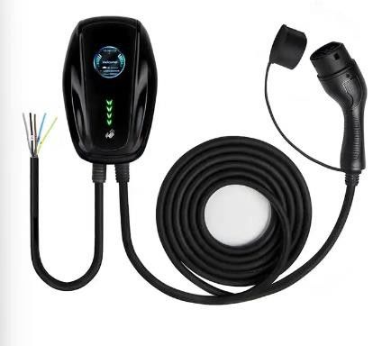 เครื่องชาร์จ EV แบบติดผนังบ้านแบบพกพา 32A Wallbox Charger Station Type 2
