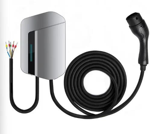 เครื่องชาร์จรถยนต์ Wallbox 7kW IEC 62196 TYPE2 Connector EV Smart APP เครื่องชาร์จรถยนต์