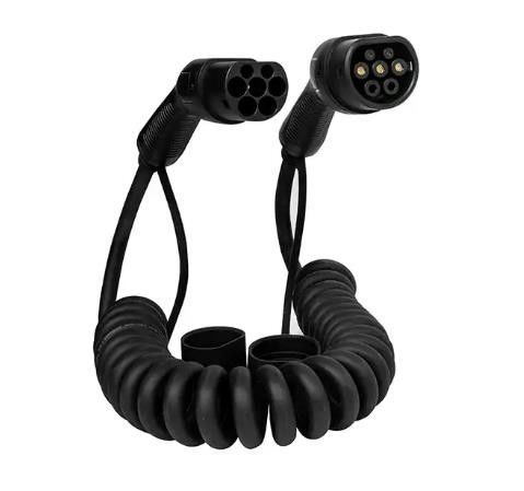 OEM / ODM Type 2 EV สายต่อการชาร์จแบบพกพา 16A 3 เฟส