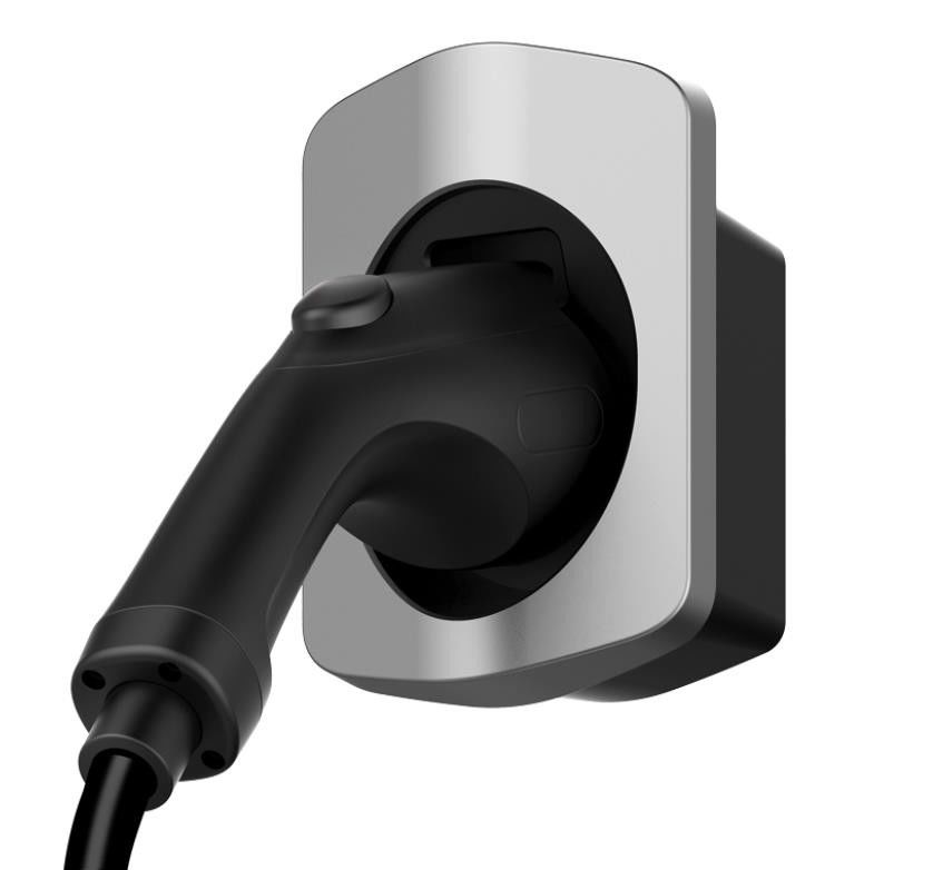 J1772 Type 2 EV Charger Plug Holder ติดผนังกันน้ำ IP54