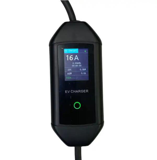 3.5KW 7KW เครื่องชาร์จรถยนต์มือถือสําหรับบ้าน ประเภท 1 SAE J1772 ระดับการป้องกัน IP54
