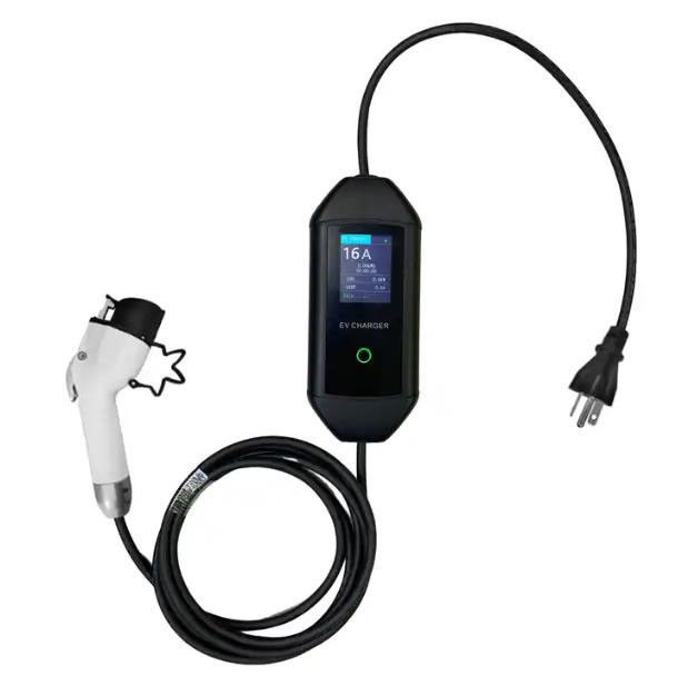 3.5KW 7KW เครื่องชาร์จรถยนต์มือถือสําหรับบ้าน ประเภท 1 SAE J1772 ระดับการป้องกัน IP54
