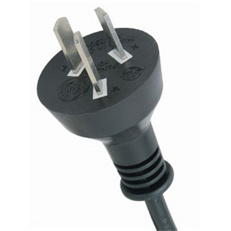 สายไฟ AC ของออสเตรเลีย OEM สายเคเบิลต่อขยาย SAA หุ้มฉนวน PVC 0.75 มม