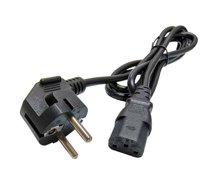 Black America สายไฟ 1.5M 3 Pin คอมพิวเตอร์แล็ปท็อปสายไฟ