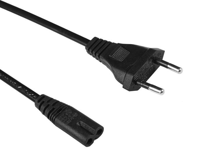 Black America สายไฟ 1.5M 3 Pin คอมพิวเตอร์แล็ปท็อปสายไฟ