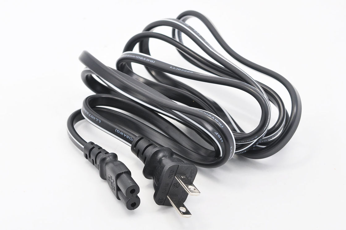 Black America สายไฟ 1.5M 3 Pin คอมพิวเตอร์แล็ปท็อปสายไฟ