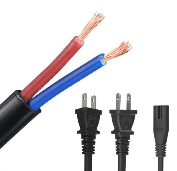 PVC NEMA Japan สายไฟฟ้าประเภท C13 18awg สายไฟฟ้าขยาย