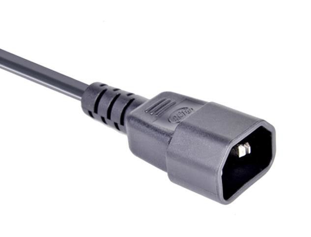สายไฟ AC ของญี่ปุ่น 300V สายไฟต่อขยาย 3 แกนสามปลั๊ก 18 Awg