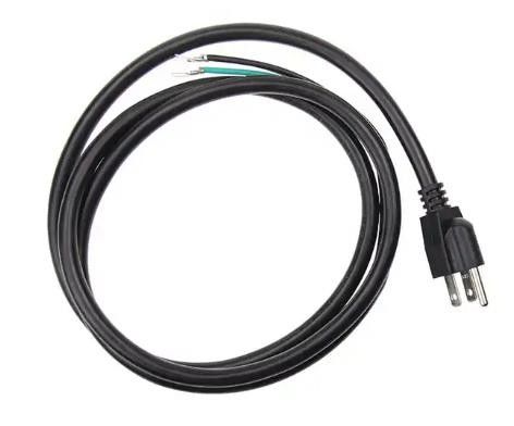 IEC US สายไฟกันน้ำ 250V 3 พินสายไฟ AC คอมพิวเตอร์
