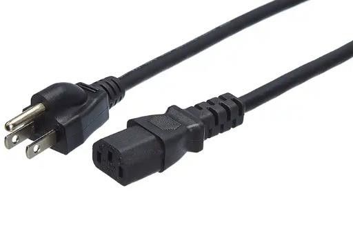 IEC US สายไฟกันน้ำ 250V 3 พินสายไฟ AC คอมพิวเตอร์