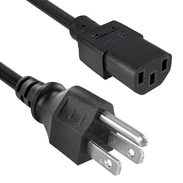 IEC US สายไฟกันน้ำ 250V 3 พินสายไฟ AC คอมพิวเตอร์