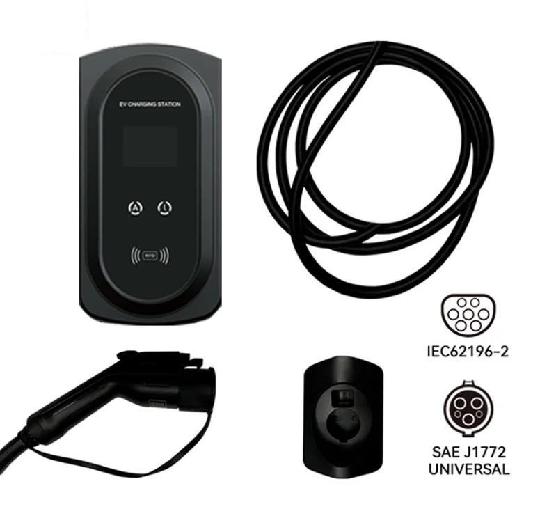 เครื่องชาร์จ EV ไฟฟ้า OEM 7Kw Wallbox Type 2 EV Home Charger ระดับ 2