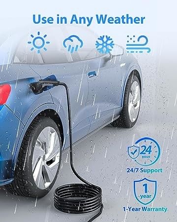 Wallbox EV Charger Extension Cord 3 เฟส PVC Type 2 สายชาร์จ