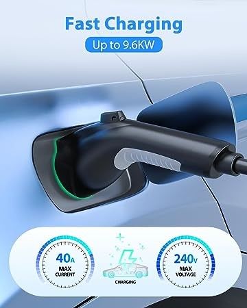 Wallbox EV Charger Extension Cord 3 เฟส PVC Type 2 สายชาร์จ