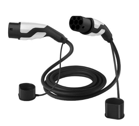 Iec 62196 10m Ev สายชาร์จ 1 ขั้น / 3 ขั้น ประเภท 2 ถึงประเภท 2