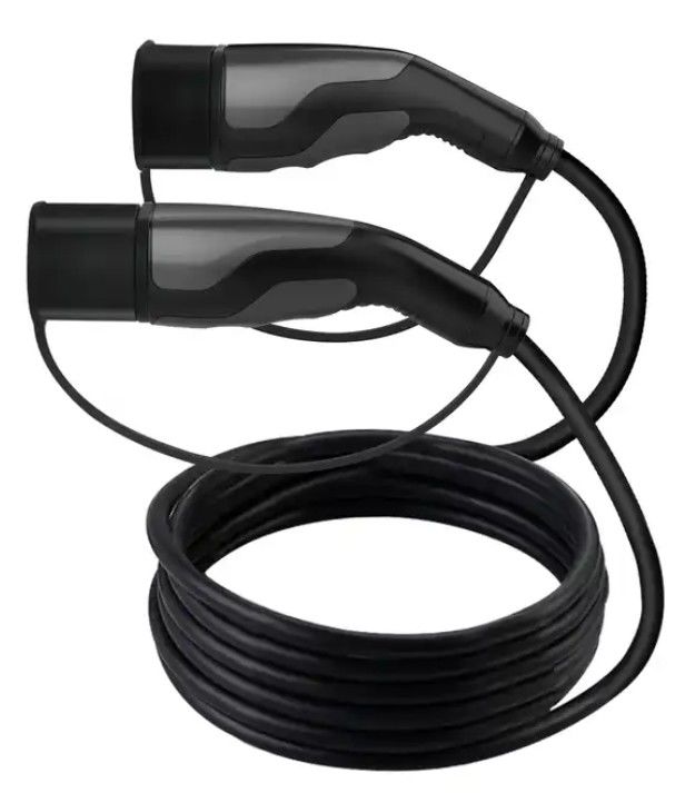 Iec 62196 10m Ev สายชาร์จ 1 ขั้น / 3 ขั้น ประเภท 2 ถึงประเภท 2