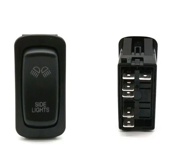 Carling Style Car Rocker Switch 12v 20a 24v 10a ผ้าห่มสีแดง แดชบอร์ดไฟแดง