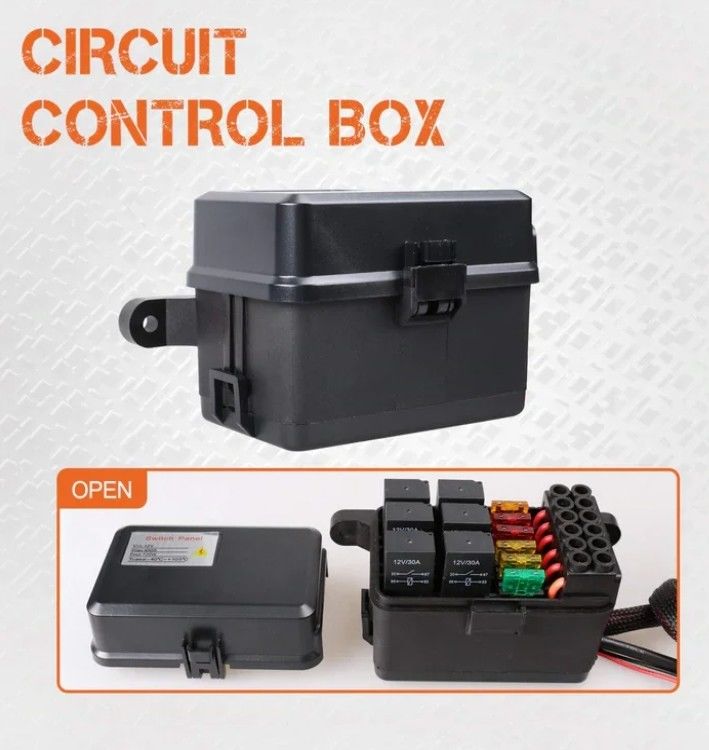 6 กอง 12 วอลต์ LED Switch Panel RGB Kit อัตโนมัติ Dimmable Universal Light Bar Controller ด้วย APP