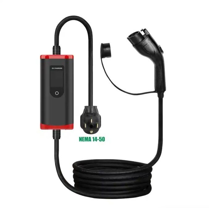 ปรับแต่ง IP65 16A-40A ปรับได้ SAE J1772 ประเภท 1 พกพา EV รถชาร์จ จุดชาร์จพกพา