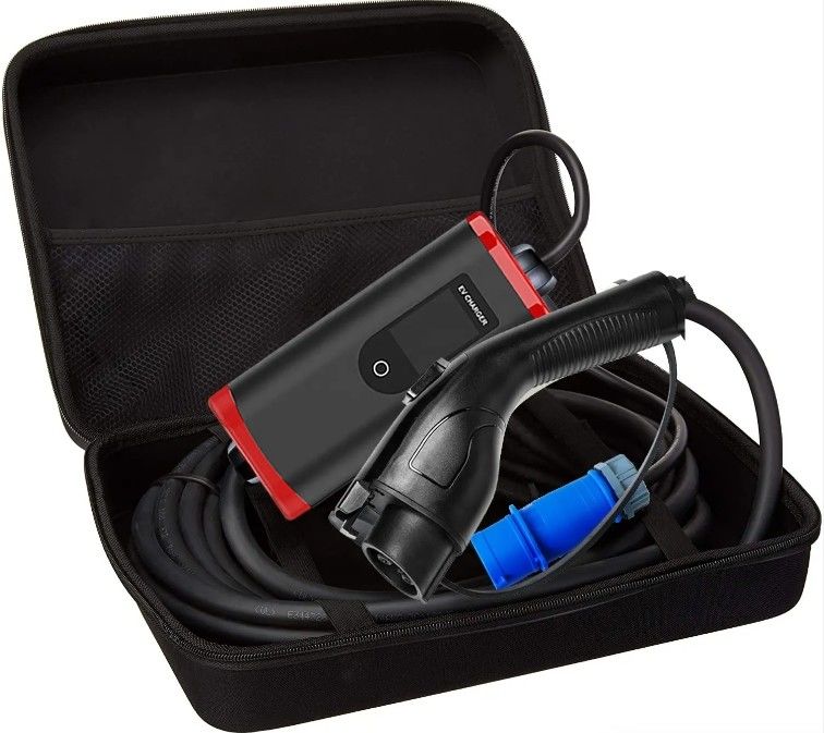 ปรับแต่ง IP65 16A-40A ปรับได้ SAE J1772 ประเภท 1 พกพา EV รถชาร์จ จุดชาร์จพกพา