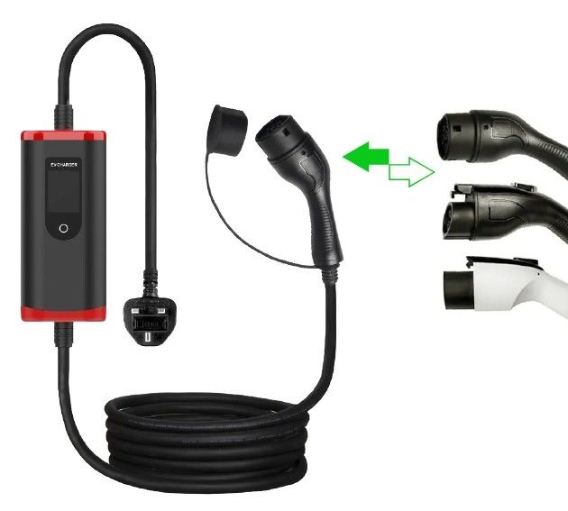 16A 32A 40A ชาร์จรถไฟฟ้า 3.5kw 7kw 9kw EV ชาร์จบ้าน พกพา