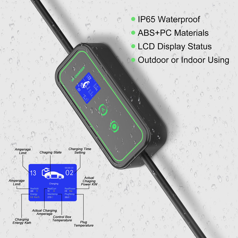 3.5KW 7KW 11KW สแตนดาร์ดยุโรป พล็อกประเภท2 สายชาร์จแอนซีพอร์ต บ้าน สายชาร์จ EV พอร์ตพอร์ต 7KW เสื้อ Tpe