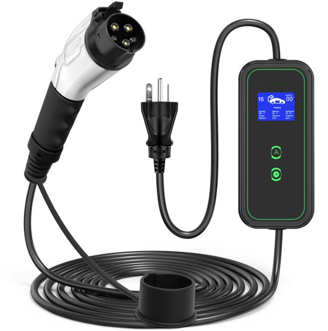 ประเภท1 SAE J1772 16A 32A 40A เครื่องชาร์จ EV พกพาที่มี UL&CE&FCC&ROHS การรับรอง