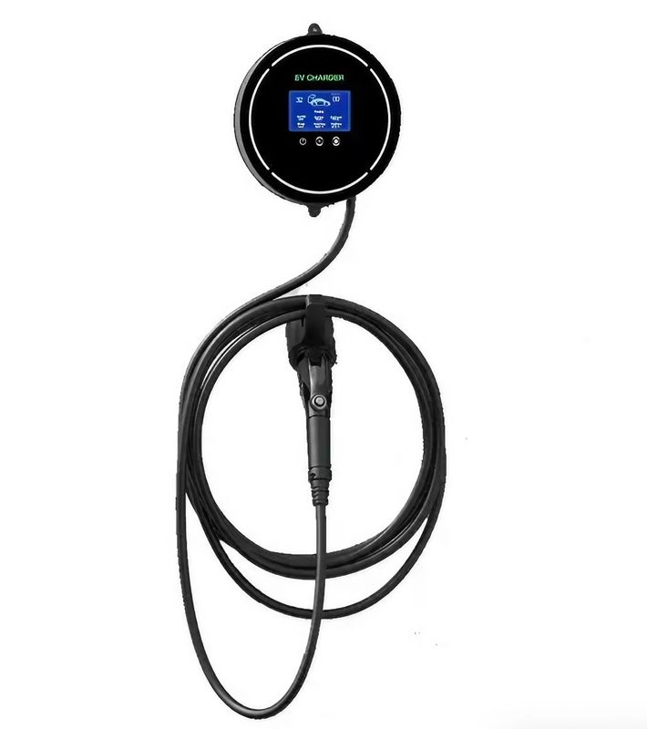 ประเภท 1 J1772 การใช้ในบ้าน การใช้พาณิชย์ 32A EV Charger 7KW ระดับ 2 การชาร์จ EVSE Wallbox Station Charger ชาร์จ EV