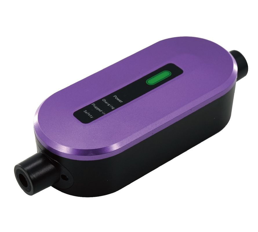 16A 32A ชาร์จรถยนต์พกพา ประเภท 2 กล่องชาร์จรถไฟฟ้า IP55 สายเคเบิล