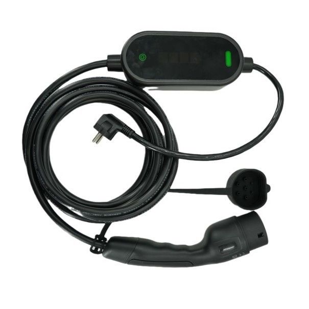 ODM Type 2 เครื่องชาร์จรถยนต์ไฟฟ้าแบบพกพา EV Home Charger Ground Protection
