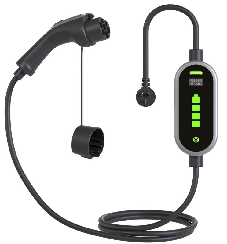 ODM Type 2 เครื่องชาร์จรถยนต์ไฟฟ้าแบบพกพา EV Home Charger Ground Protection