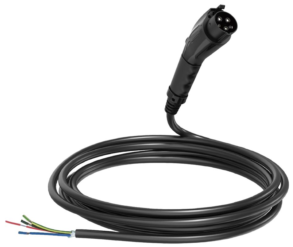 48A กระแส 11kw ประเภท1 J1772 สายชาร์จ EV พกพา ระดับ 2 J1772 สายชาร์จรถยนต์
