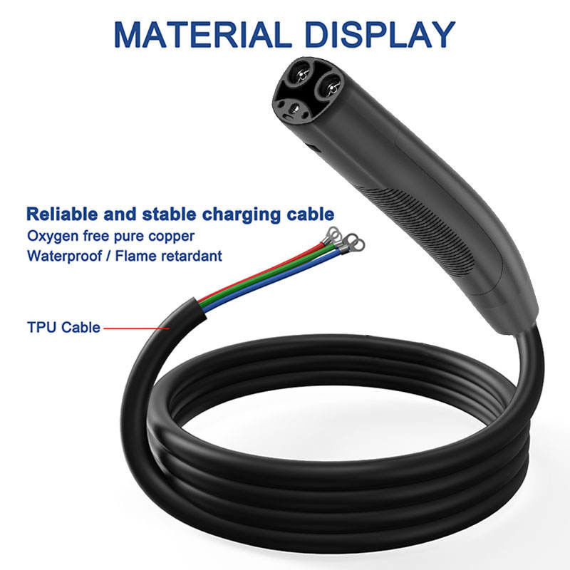 เทสล่า NACS Plug 5M 7m 10m Cable SAE J3400 Plug-Open EV การชาร์จปืน