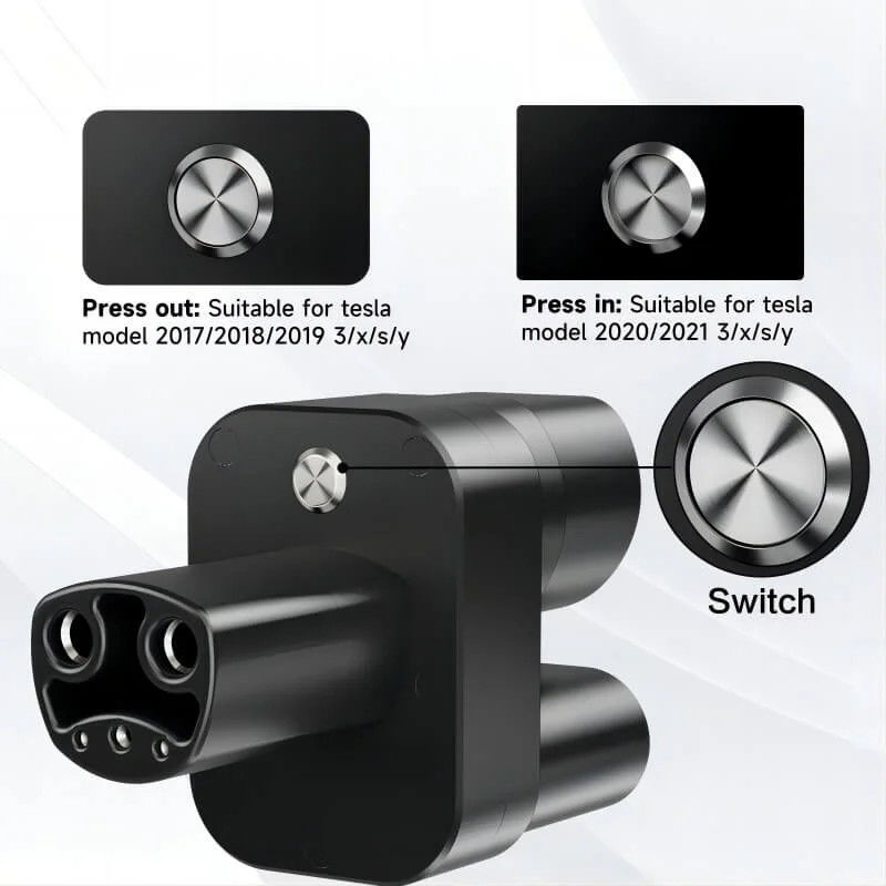 CCS2 ไปยัง Tesla Adapter สําหรับ Tesla, ชาร์จรถ EV ชาร์จ Tesla CCS Combo 2 Adapter