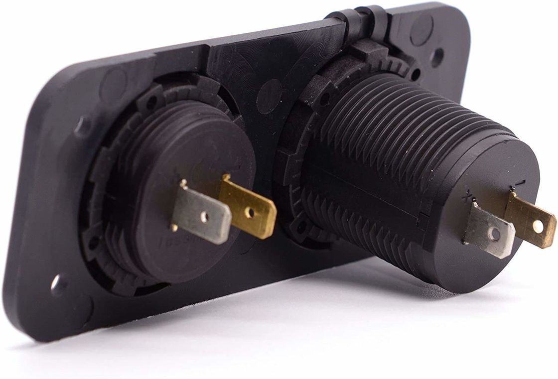 DC 12V 24V LED Digital Voltmeter แผนที่ชาร์จ 3.1A