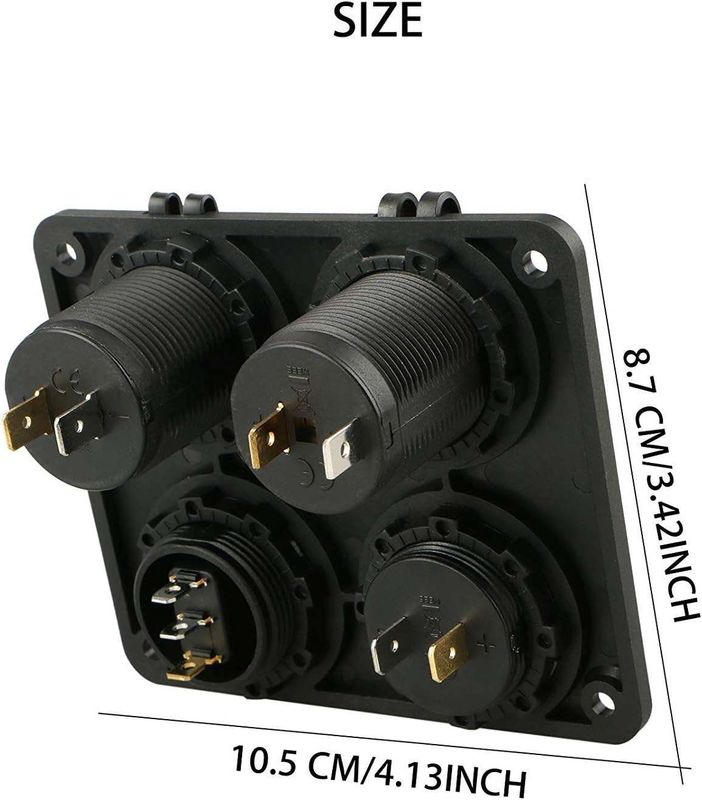 ป้ายเปลี่ยนรถยนต์ที่กําหนดเอง ตู้จุดบุหรี่ & LED ไฟ ON Off Rocker Toggle Switch