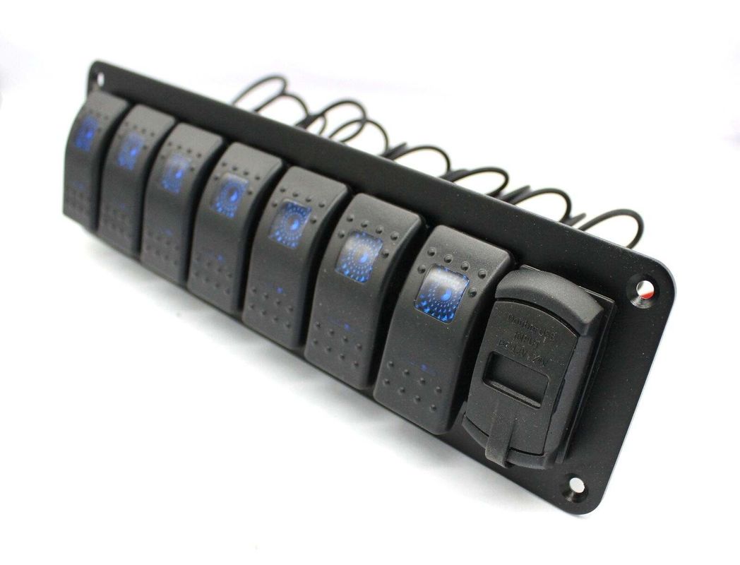 แผนปรับเปลี่ยนแก๊งร็อกเกอร์ DC 12V 7 พร้อม 4.8 แอมเปอร์ ดับเบอร์ชาร์จ USB LED