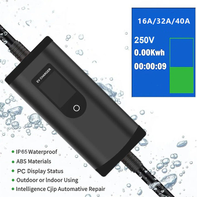 NEW 32A 7kW GBT EV Charger สถานีชาร์จเร็วรถไฟฟ้า EVSE ชาร์จ EV ที่พกพา