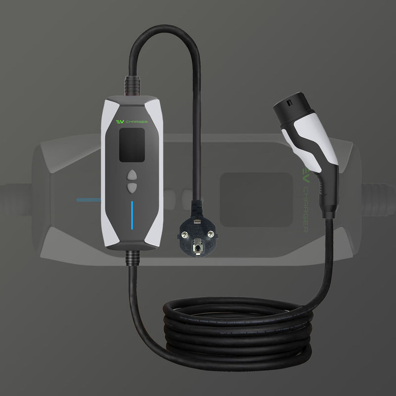 16A 3.5KW 32A 7KW พกพา EV 240V ประเภท 2 บ้าน พกพา ระดับ 2 EV ชาร์จสําหรับรถ EV