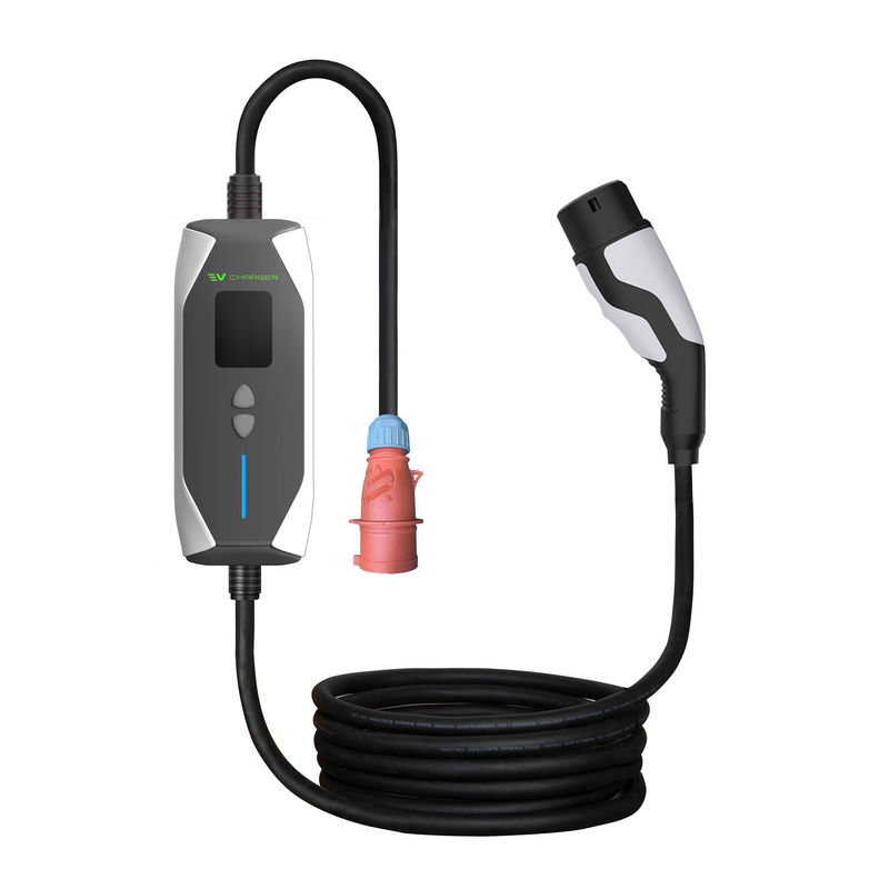 OEM ODM GBT 32A 7KW เครื่องชาร์จเร็วรถไฟฟ้าที่สามารถดื่มได้ เครื่องชาร์จกลางแจ้ง 1 ขั้นตอน เครื่องชาร์จ EV ที่สามารถดื่มได้ พร้อมสายไฟฟ้า 5M
