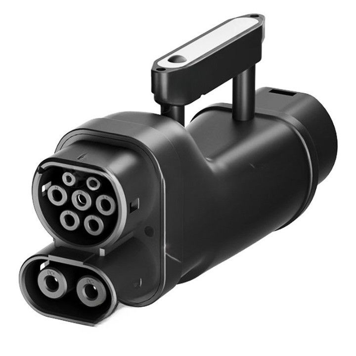 อะไหล่รถยนต์ อุปกรณ์เสริม สถานีชาร์จ EV Adapter GBT To CCS2 DC Charger Adapter