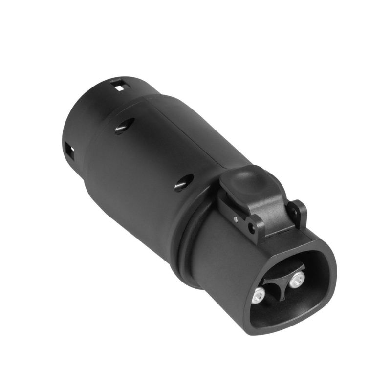 เทสล่า To Type2 แอดป์เตอร์ชาร์จ 60A max เครื่องเชื่อม 14kw Ev Plug ชาร์จเร็ว