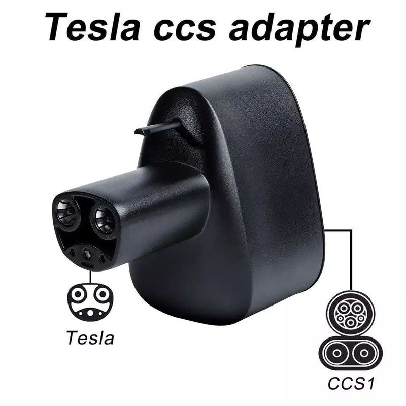 DC Connector CCS1 ถึง Tesla EV ชาร์จเร็ว 250KW สําหรับ Tesla Charging Adapter