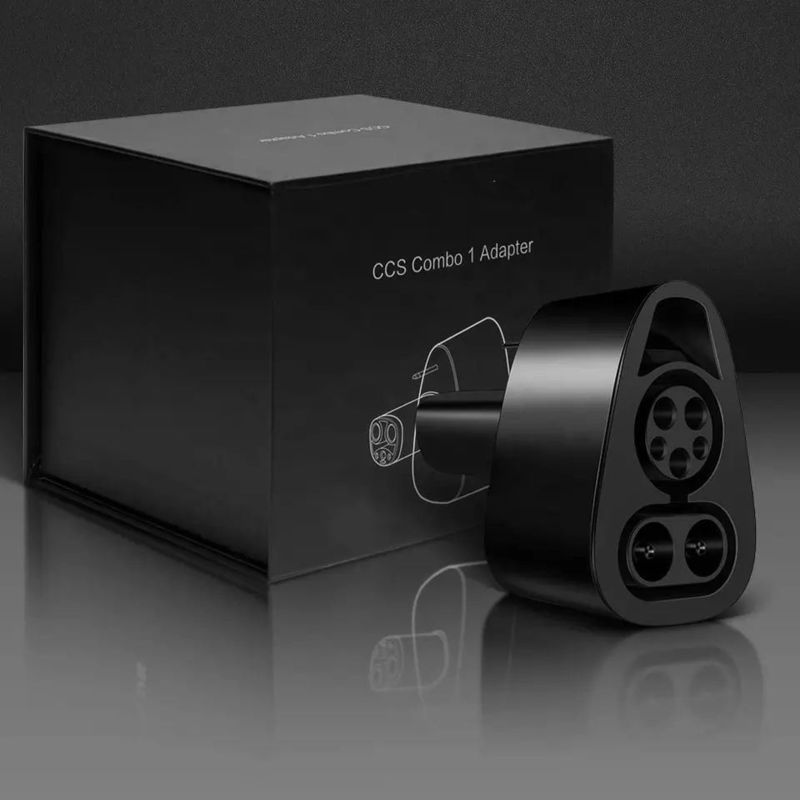 DC Connector CCS1 ถึง Tesla EV ชาร์จเร็ว 250KW สําหรับ Tesla Charging Adapter