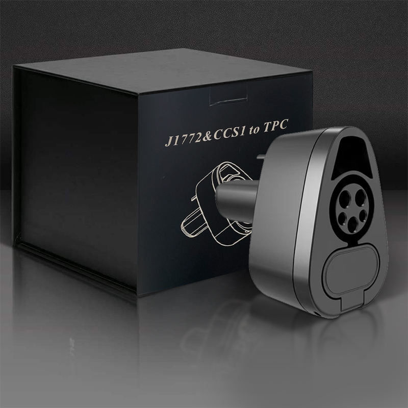 DC Fast Charging J1772 CCS1 ไปยัง Tesla EV การชาร์จอัดแทปเตอร์สําหรับ Tesla Model S / X / 3 / Y