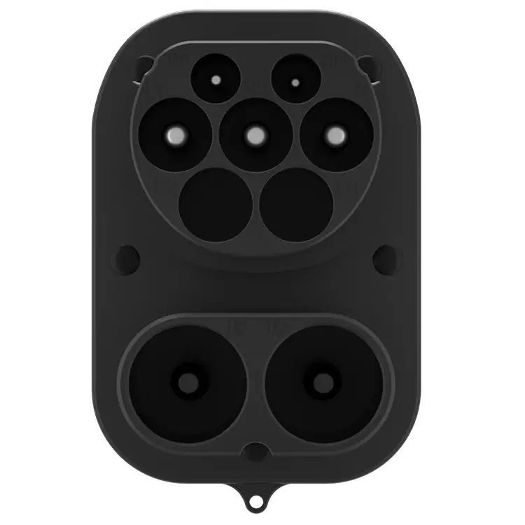 ยุโรป CCS2 ถึง Tesla รถไฟฟ้าชาร์จ CCS2 แอดป์เตอร์ DC สําหรับ TESLA AC+DC